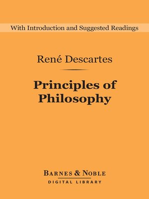 cover image of Principles of Philosophy